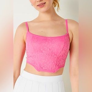 Lace Lightly Libed Corset Top